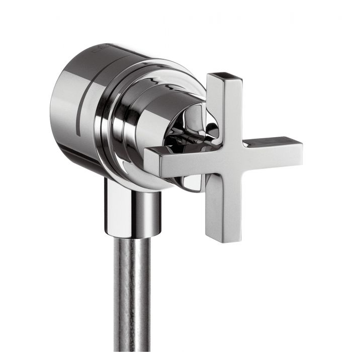 Zawór odcinający ścienny HANSGROHE Axor Citterio do prysznica, wanny chrom | 39883000