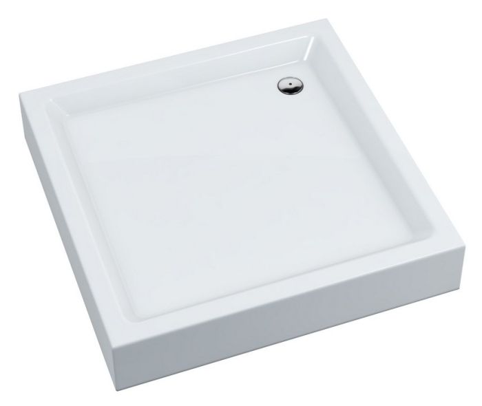 Brodzik akrylowy STANDARD PLUS kwadratowy 90 x 90 x 16 cm SCHEDPOL EKO 2.0 brodzik zawiera stopę podpierającą o regulowanej wysokości  | 3321
