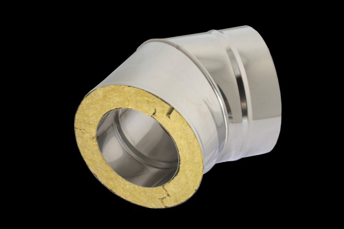 Kolano 45° SDKB system dwuścienny kondensacyjny DN 80/130