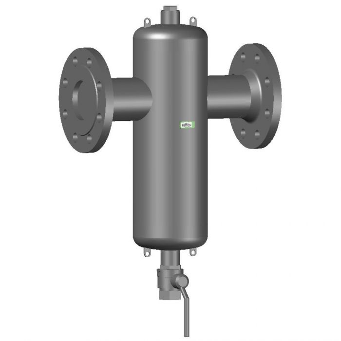 Separator osadów i zanieczyszczeń stalowy REFLEX Exdirt D 65 z przyłączem kołnierzowym DN 65 | 8252310
