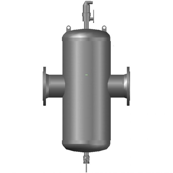 Separator powietrza, osadów i zanieczyszczeń stalowy REFLEX Extwin TW 150 z przyłączem kołnierzowym DN 150 | 8253350