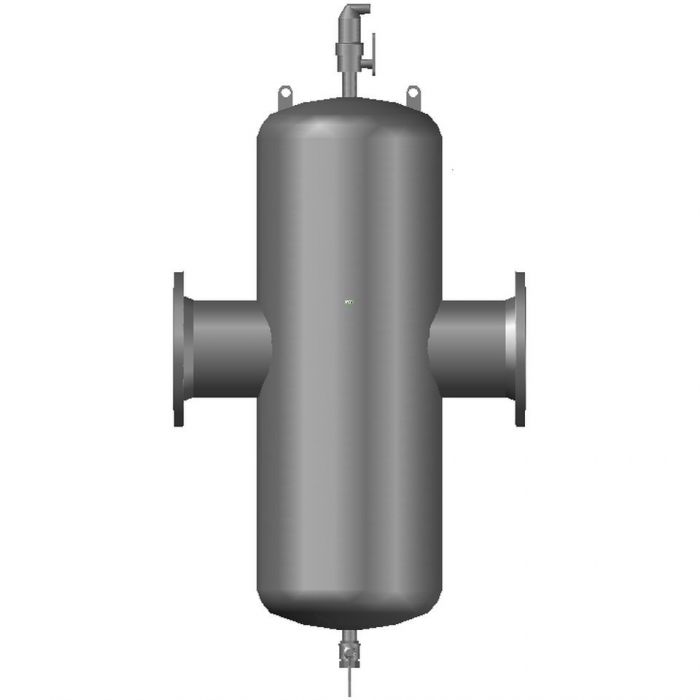Separator powietrza, osadów i zanieczyszczeń stalowy REFLEX Extwin TW 200 z przyłączem kołnierzowym DN 200 | 8253360