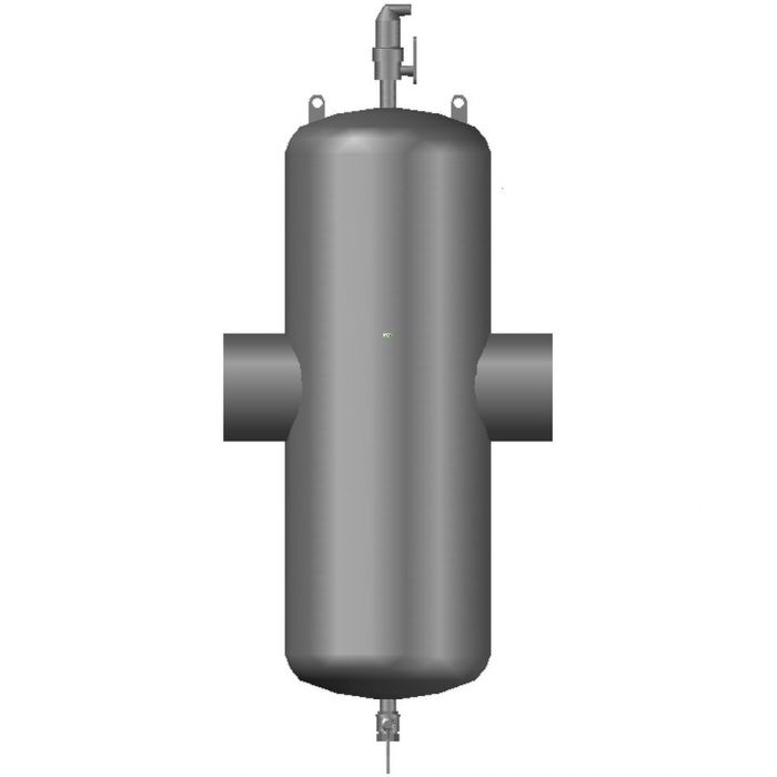Separator powietrza, osadów i zanieczyszczeń stalowy REFLEX Extwin TW 219.1 ze spawanymi króćcami | 8253160