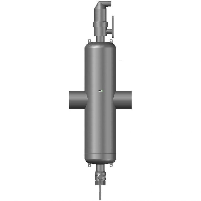 Separator powietrza, osadów i zanieczyszczeń stalowy REFLEX Extwin TW 76.1 ze spawanymi króćcami | 8253110