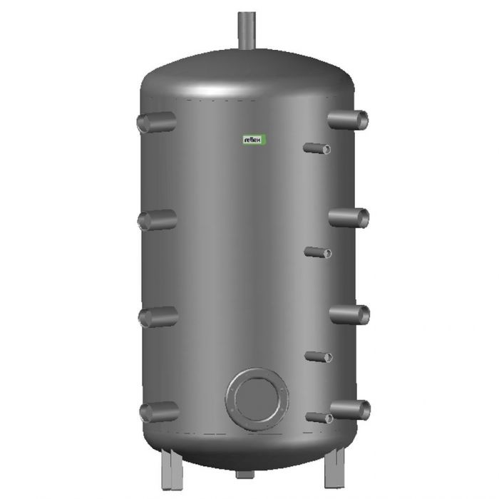 Zasobnik buforowy 300 597 x 1320 REFLEX Storatherm Heat H 300/R z dodatkowym otworem rewizyjnym, bez izolacji | 7783600