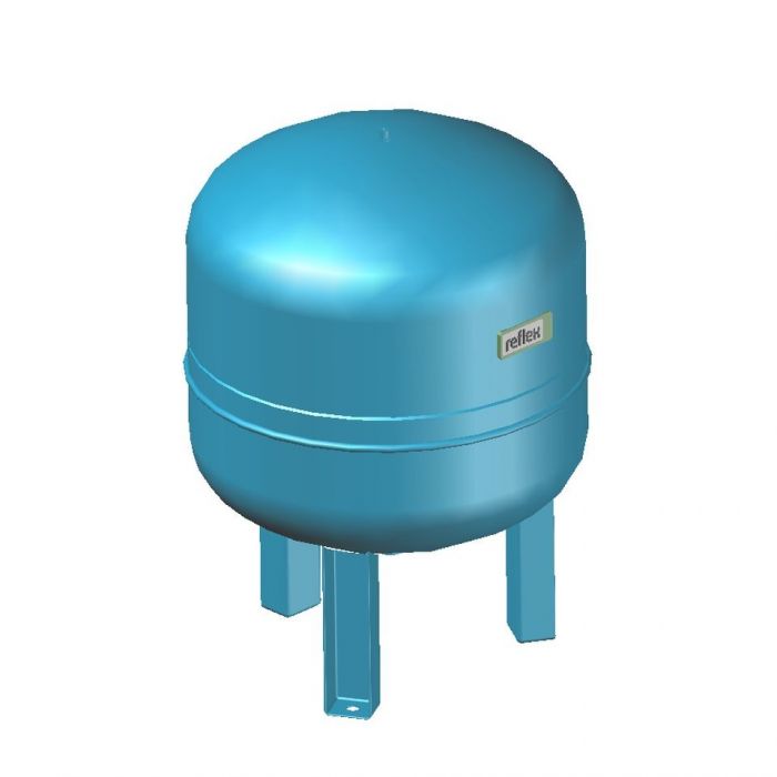 Naczynie przeponowe ciśnieniowe REFLEX Refix DC 50 50 l 70°C 409 x 593 mm | 7309600