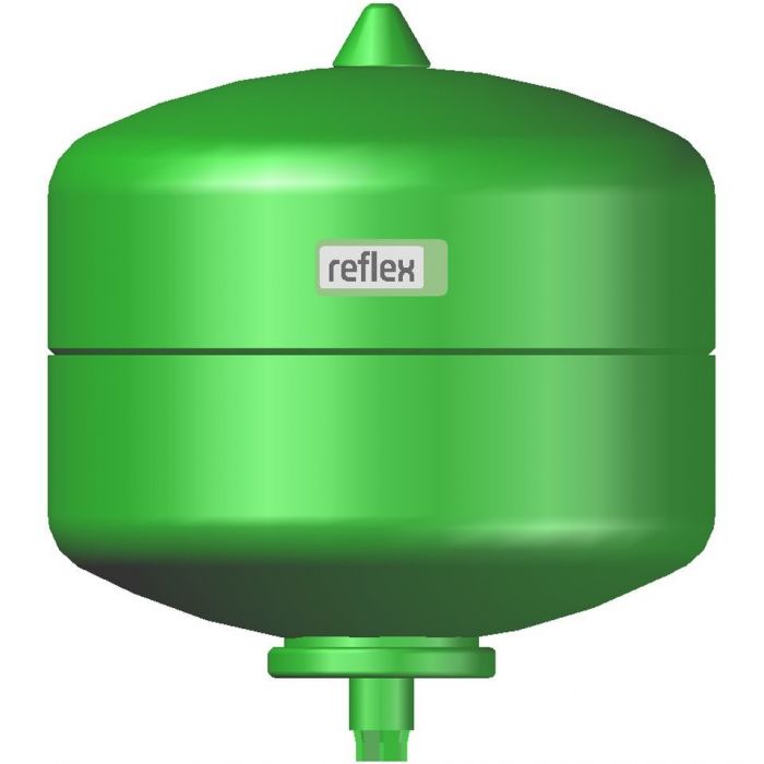 Naczynie przeponowe ciśnieniowe REFLEX Refix DD 12 12 l 70°C 280 x 318 mm | 7308200