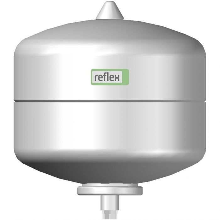 Naczynie przeponowe ciśnieniowe REFLEX Refix DD 12 12 l 70°C 280 x 318 mm | 7307800