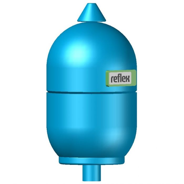 Naczynie przeponowe ciśnieniowe, wiszące REFLEX Refix DE 2 2 l 70°C 132 x 260 mm  | 7200300