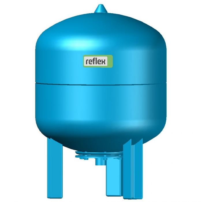 Naczynie przeponowe ciśnieniowe, z uchwytami mocującymi REFLEX Refix DE 50 50 l 70°C 409 x 604 mm | 7306005