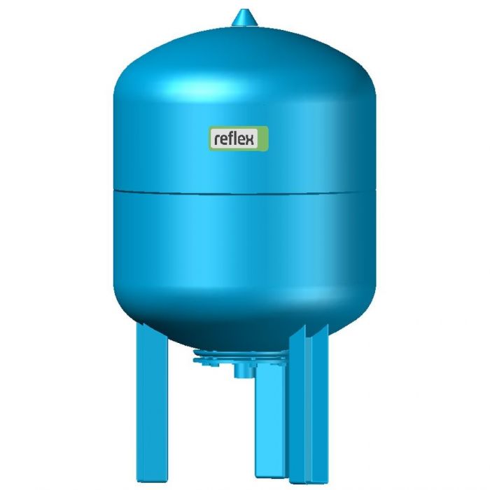 Naczynie przeponowe ciśnieniowe, z uchwytami mocującymi REFLEX Refix DE 60 60 l 70°C 409 x 734 mm | 7306400