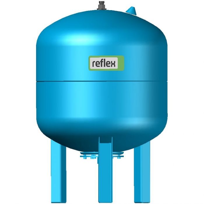 Naczynie przeponowe ciśnieniowe, z uchwytami mocującymi REFLEX Refix DE 80 80 l 70°C 480 x 745 mm | 7306500
