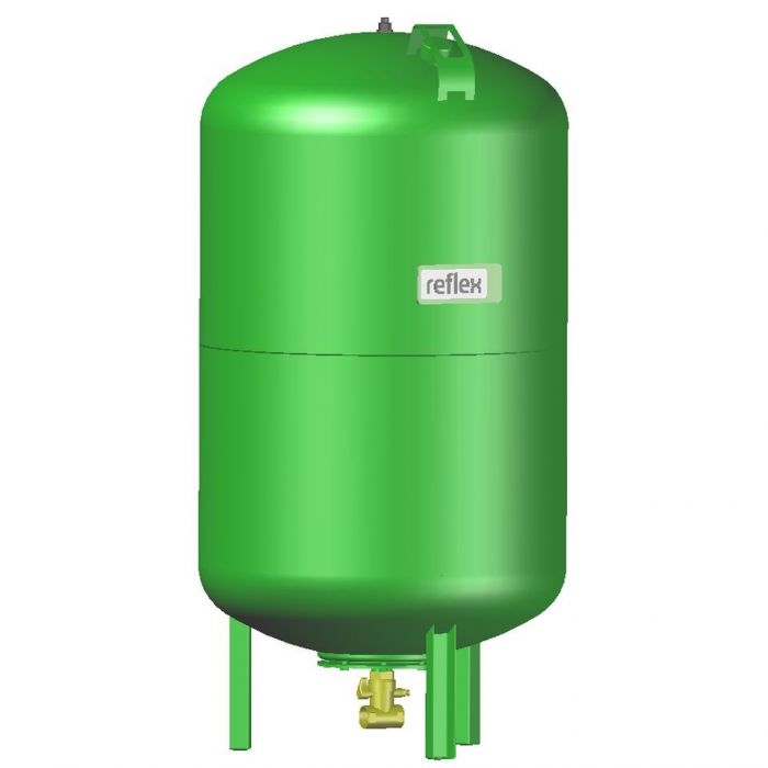 Naczynie przeponowe ciśnieniowe, Flowjet 11/4" do instalacji wody pitnej REFLEX Refix DT 500 500 l 70°C 740 x 1475 mm | 7309500