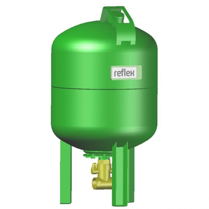 Naczynie przeponowe ciśnieniowe, Flowjet 11/4" do instalacji wody pitnej REFLEX Refix DT 60 60 l 70°C 409 x 766 mm  | 7309000