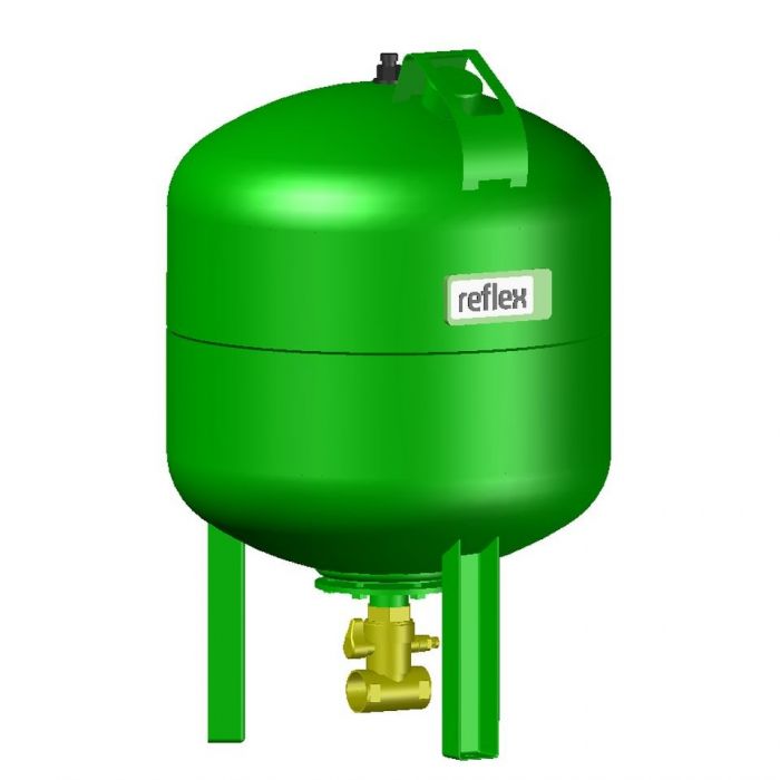 Naczynie przeponowe ciśnieniowe, Flowjet 11/4" do instalacji wody pitnej REFLEX Refix DT 80 80 l 70°C 480 x 765 mm | 7309100