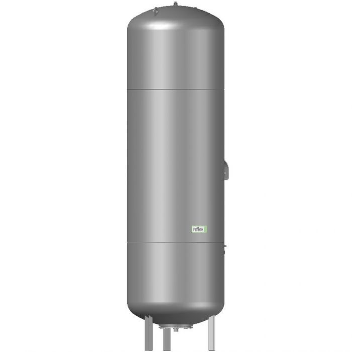 Naczynie przeponowe ciśnieniowe Reflex G 1000 6 bar szare 740 x 2604 mm