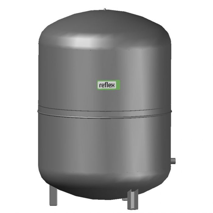 Naczynie przeponowe ciśnieniowe, stojące Reflex N 400 400 l 120°C szare 740 x 1102 mm