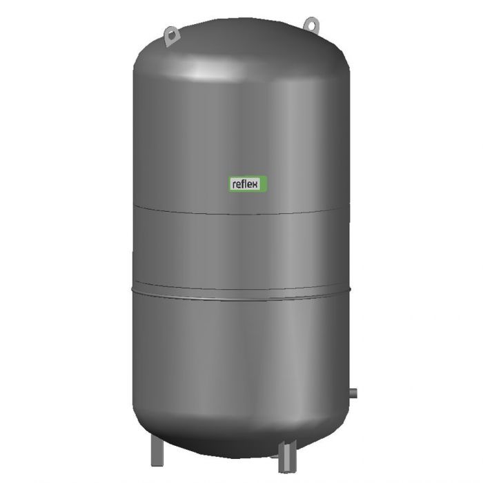 Naczynie przeponowe ciśnieniowe, stojące Reflex N 600 600 l 120°C szare 740 x 1531 mm