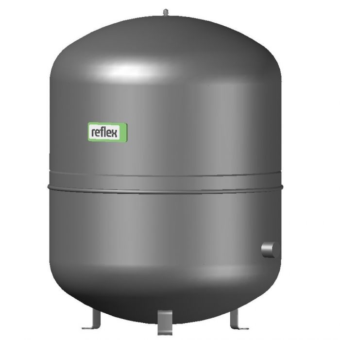 Naczynie przeponowe ciśnieniowe, stojące Reflex S 100 10 bar 100 l 70°C szare 480 x 675 mm