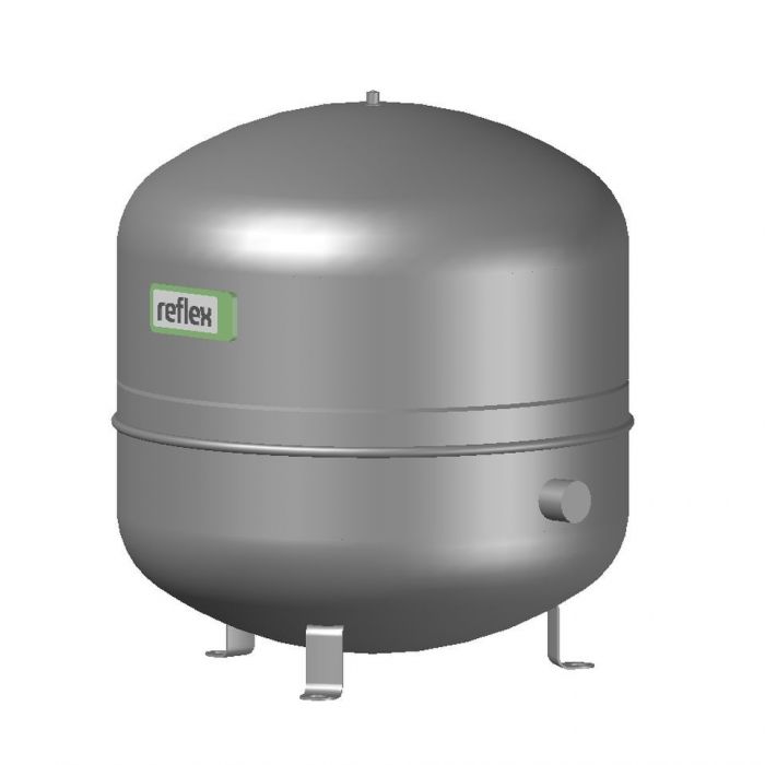 Naczynie przeponowe ciśnieniowe, stojące Reflex S 50 10 bar 50 l 70°C szare 409 x 473 mm