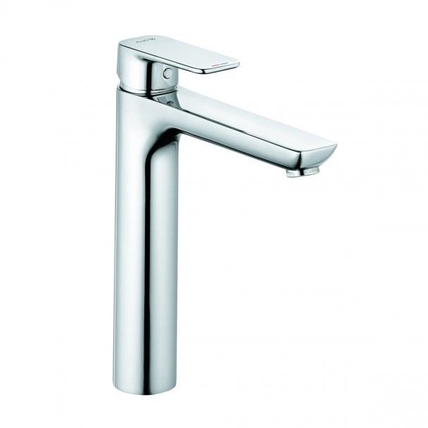 Bateria umywalkowa stojąca KLUDI PURE&STYLE 1-uchwytowa 1-otworowa mosiężna chrom | 402960575