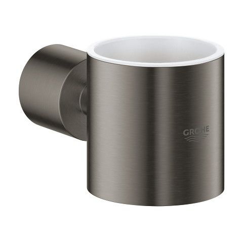 Uchwyt GROHE Atrio do szklanki Atrio (40254003) lub dozownika na mydło Atrio (40306xx3) metalowy brushed hard graphite | 40304AL3
