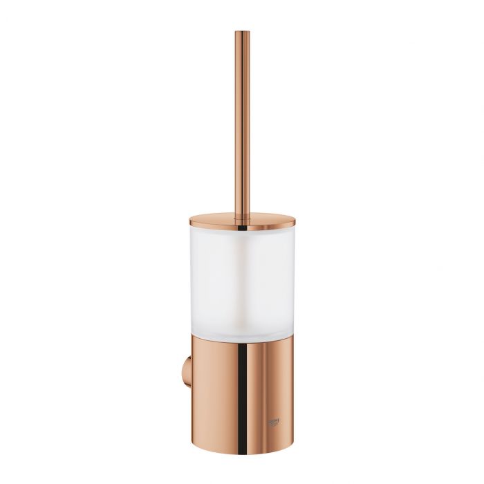 Szczotka toaletowa GROHE Atrio komplet szklana 125 x 382 mm warm sunset | 40314DA3