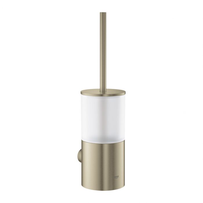 Szczotka toaletowa GROHE Atrio komplet szklana brushed nickel | 40314EN3