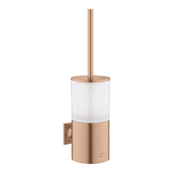 Szczotka WC ścienna GROHE Allure komplet, ukryte mocowanie d99, wysokość: 382 mm brushed warm sunset  | 40340DL1