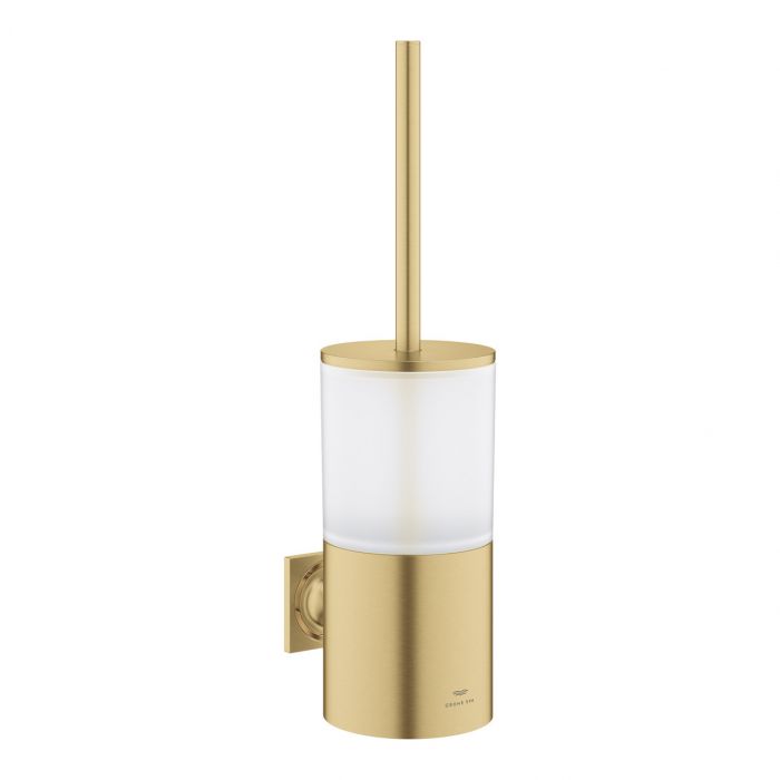 Szczotka WC ścienna GROHE Allure komplet, ukryte mocowanie d99, wysokość: 382 mm brushed cool sunrise | 40340GN1
