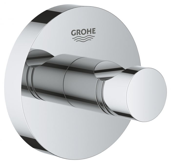 Haczyk na płaszcz kąpielowy GROHE Essentials ukryte mocowania metalowy chrom | 40364001