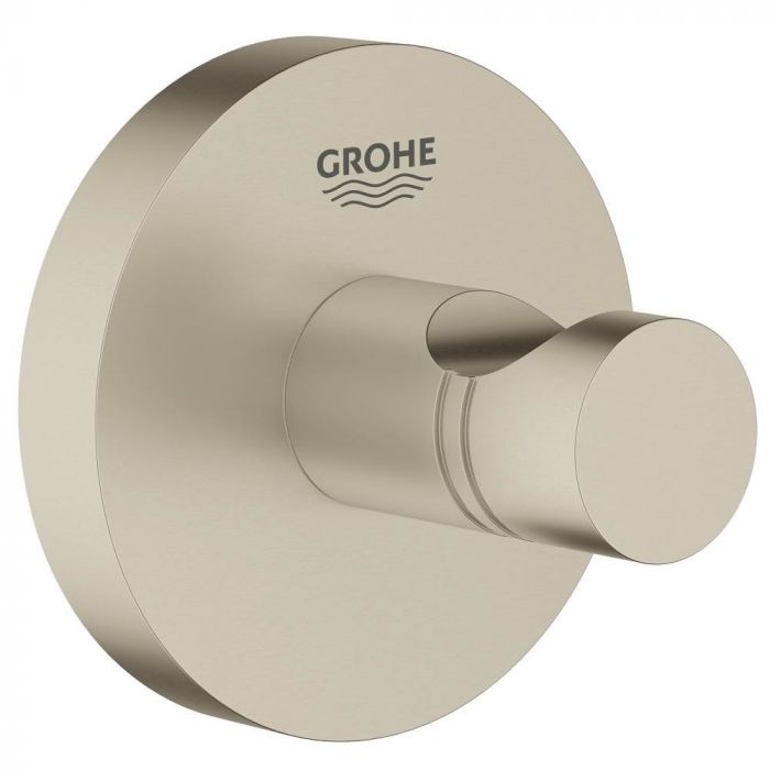 Haczyk na płaszcz kąpielowy GROHE Essentials ukryte mocowania metalowy brushed nickel | 40364EN1