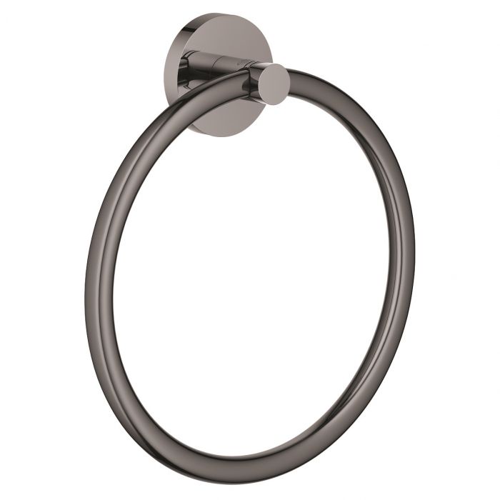 Wieszak na ręcznik GROHE Essentials ukryte mocowania metalowy hard graphite | 40365A01