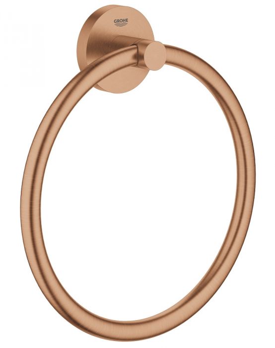 Wieszak na ręcznik okrągły GROHE Essentials d180 brushed warm sunset | 40365DL1