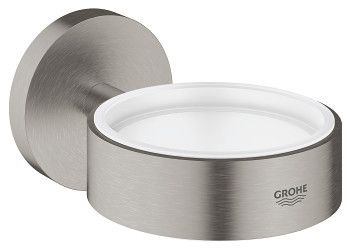 Uchwyt do szklanki, mydelniczki lub dozownika mydła w płynie GROHE Essentials ukryte mocowania metalowy stal nierdzewna  | 40369DC1