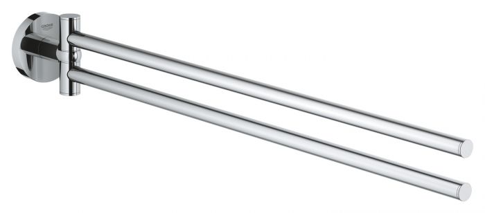 Wieszak na ręcznik dwuramienny obrotowy GROHE Essentials chrom | 40371001