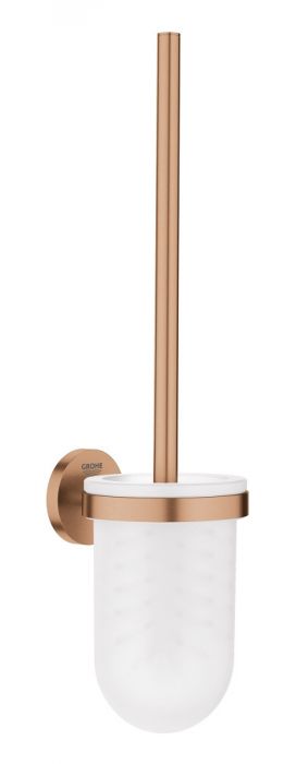 Szczotka toaletowa montaż ścienny GROHE Essentials ukryte mocowania szkło/ metal brushed warm sunset | 40374DL1