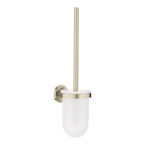 Szczotka WC wisząca GROHE Essentials komplet metalowa wysokość 398 mm brushed nickel | 40374EN1