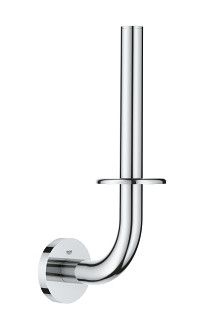 Uchwyt na zapasowy papier toaletowy ścienny GROHE Essentials metalowy chrom | 40385001