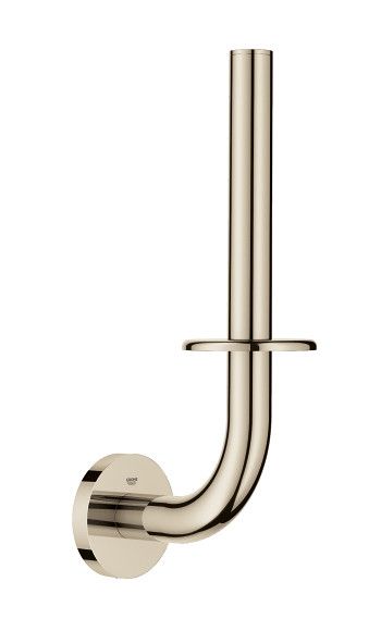 Uchwyt na zapasowy papier toaletowy ścienny GROHE Essentials metalowy polished nickel | 40385BE1