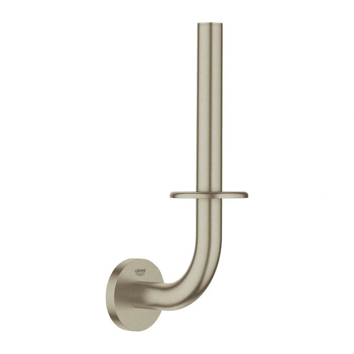 Uchwyt na papier toaletowy ścienny GROHE Essentials metalowy brushed nickel | 40385EN1