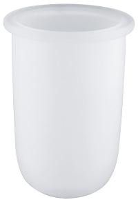 Pojemnik do szczotki WC GROHE Essentials zapasowy szklany  | 40393000