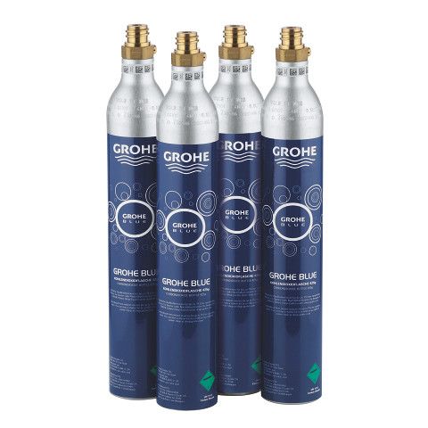 Blue zestaw startowy butli CO2 w komplecie: 4 sztuki 425 g