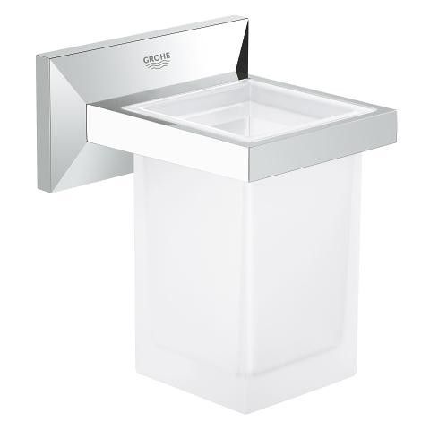 Uchwyt GROHE Allure Brilliant ze szklanką chrom  | 40493000