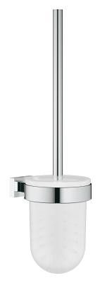 Szczotka WC ścienna GROHE Essentials Cube komplet metalowy chrom | 40513001