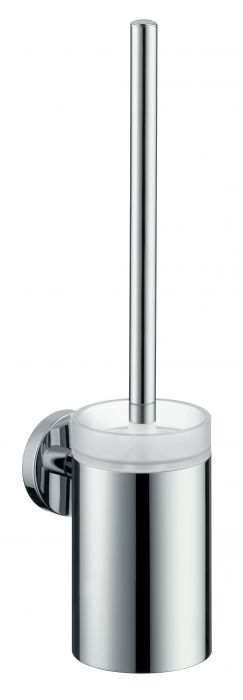 Szczotka WC HANSGROHE Logis z pojemnikiem nikiel szczotkowany  | 40522820