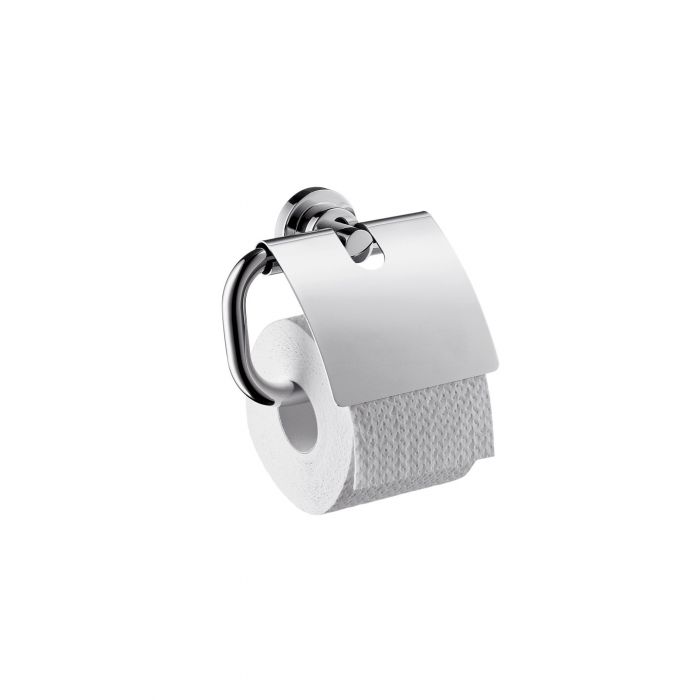 Uchwyt na papier toaletowy HANSGROHE Logis nikiel szczotkowany | 40526820