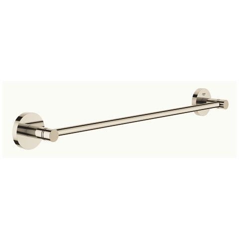 Wieszak na ręcznik ścienny GROHE Essentials metalowy rozstaw otworów: 450 mm polished nickel | 40688BE1
