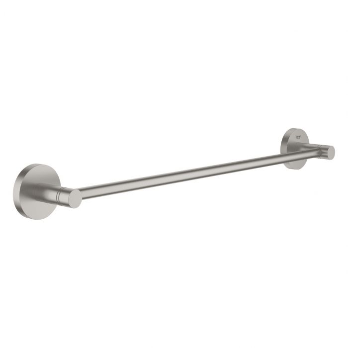 Wieszak na ręcznik ścienny GROHE Essentials metalowy rozstaw otworów: 450 mm stal nierdzewna | 40688DC1