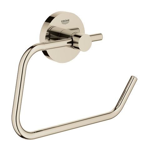 Uchwyt na papier GROHE Essentials bez pokrywy metalowy d54 polished nickel | 40689BE1